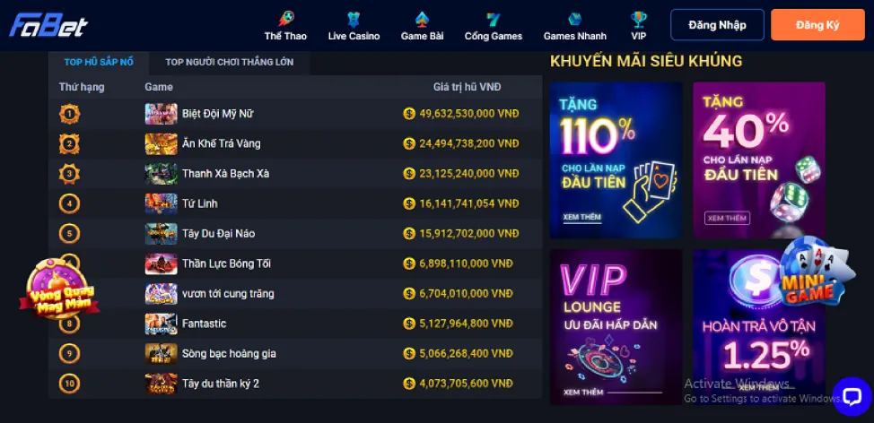 Người chơi vui mừng khi trúng jackpot trong game nổ hũ